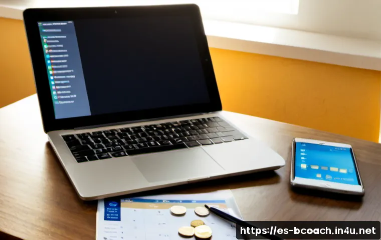 비즈니스 코칭 필수 도구와 리소스 - Photorealistic business coaching workspace for Spanish-speaking entrepreneurs, an experienced coach ...